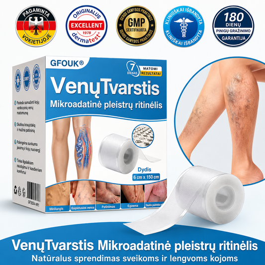 VeinRepair mikroadatinių pleistrų ritinėlis