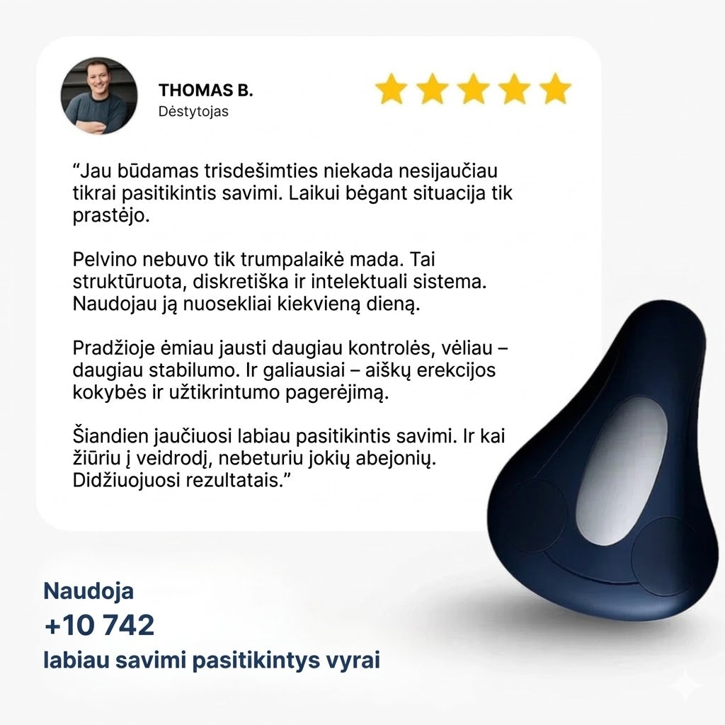 Pelvino™ - dubens raumenų treniruoklis vyrams