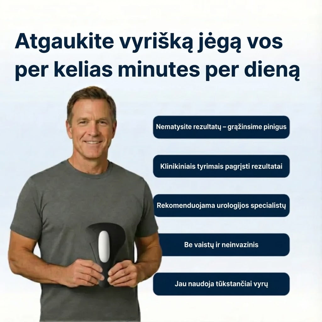 Pelvino™ - dubens raumenų treniruoklis vyrams